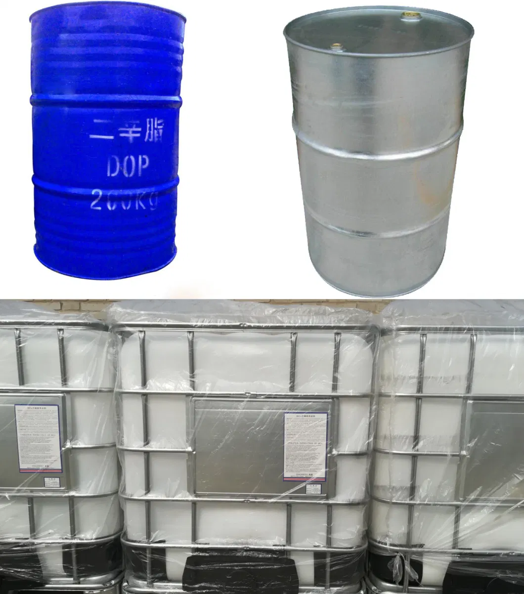 Plasticizer 99.5% Dioctyl Phthalate DOP Oil for Rubber